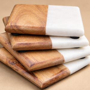 Marble Lining Urli — White, 9 in